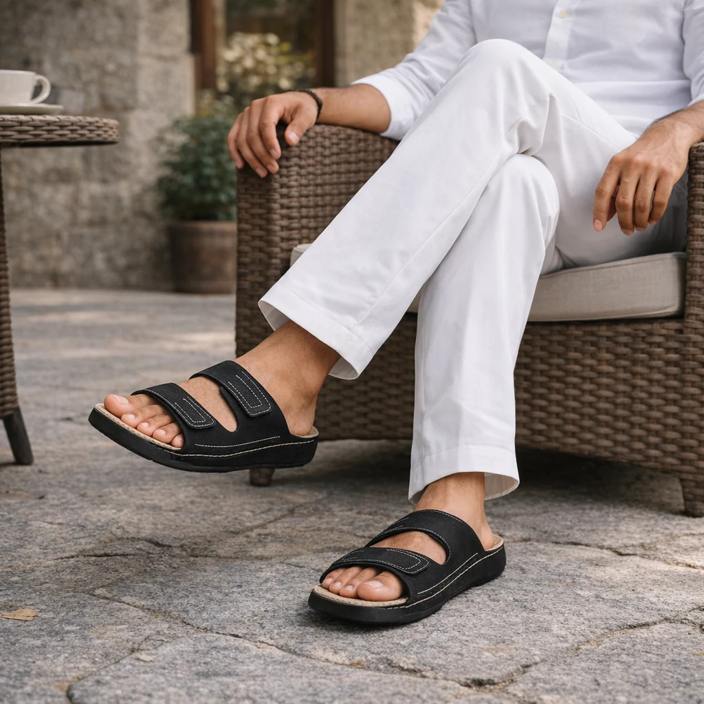 Cosmos: Luxe Suede Sandal - Image 3