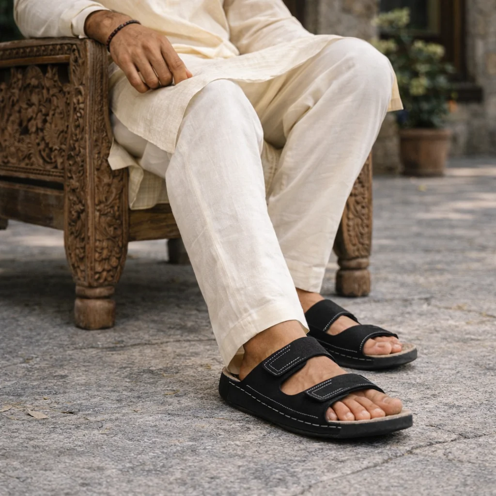 Cosmos: Luxe Suede Sandal - Image 6