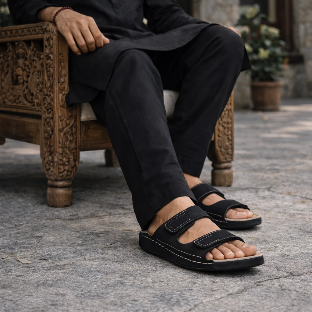 Cosmos: Luxe Suede Sandal - Image 8