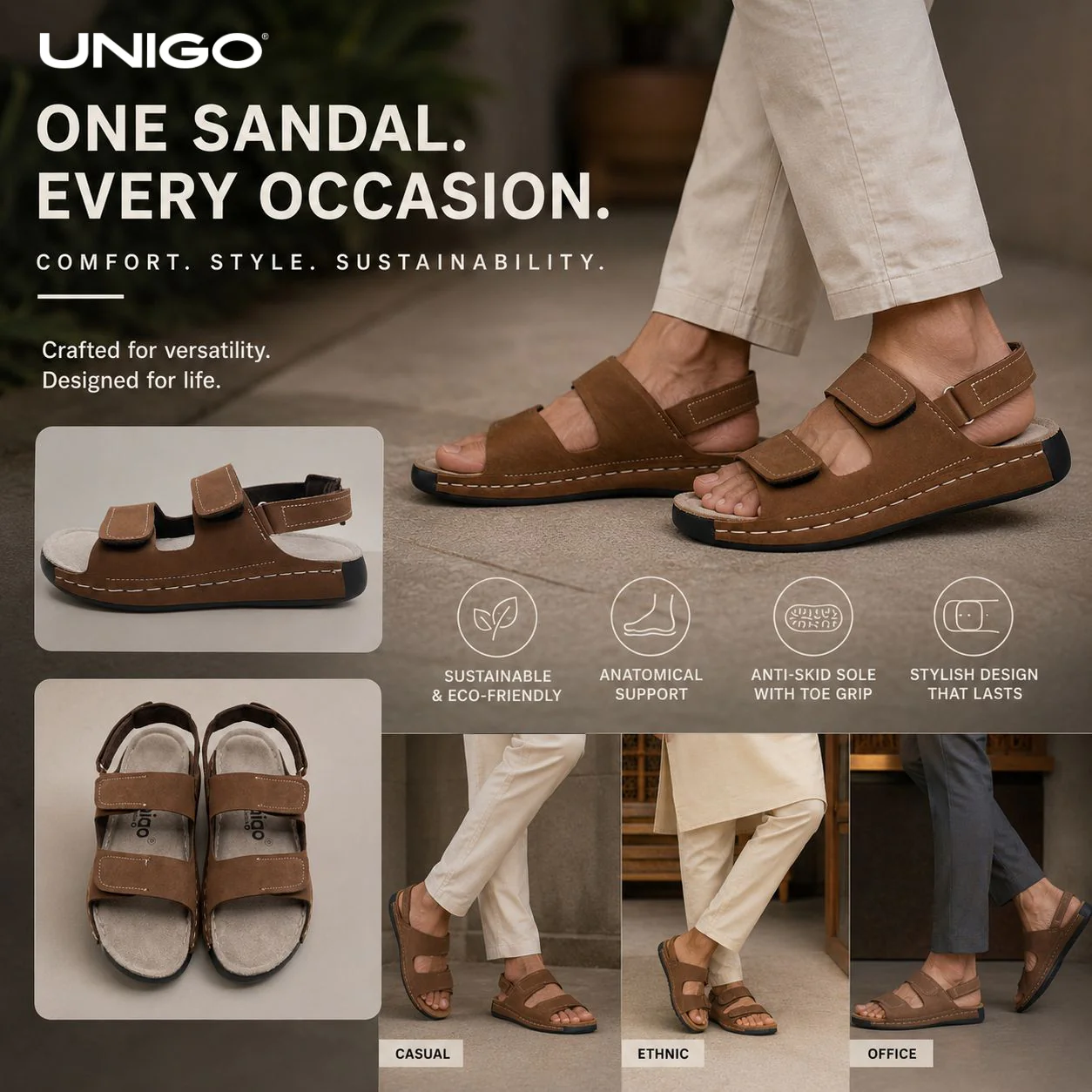 Hunk : Premium Suede Sandal - Image 7