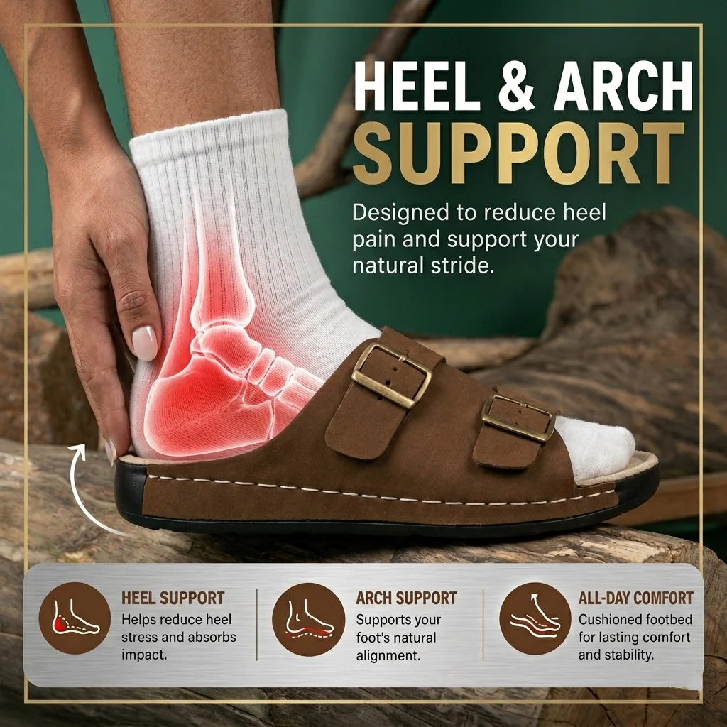 Retro : Premium Suede Sandal - Image 4