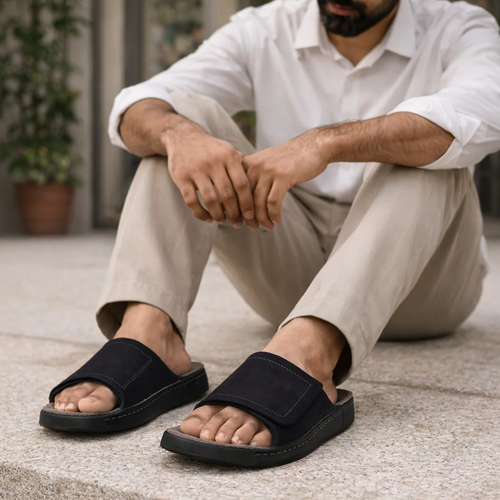 Velar : Premium Suede Sandal - Image 3
