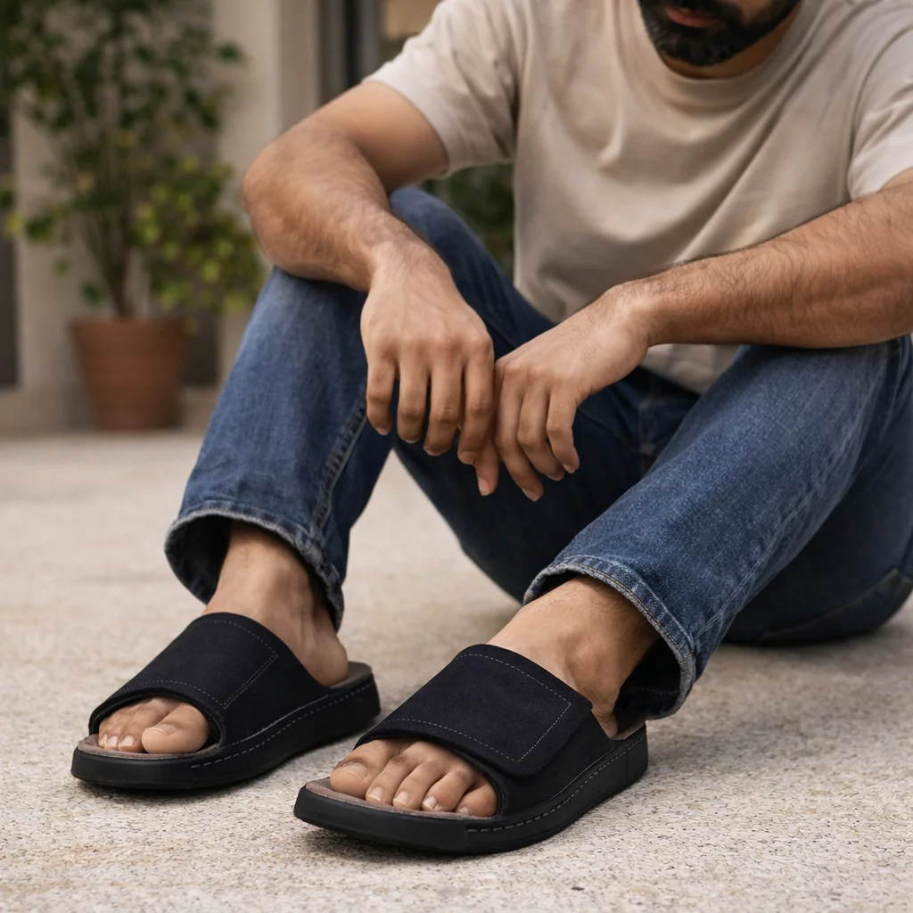 Velar : Premium Suede Sandal - Image 9